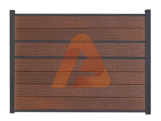 4 x 6 Aspen Brown Black Aluminum |  | Aluglobusfence.com