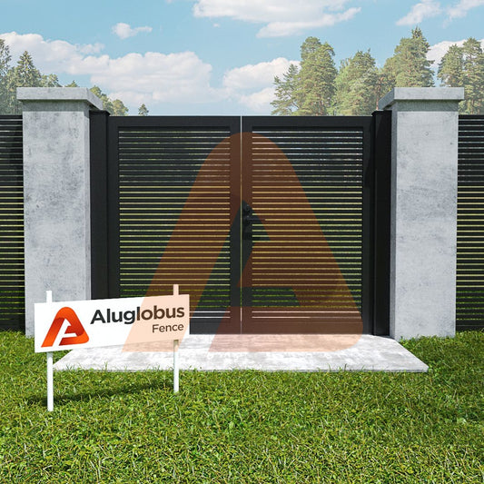 ALU15HorizontalPedestrianGateDoubleSwing 1800x | AUTO-DRAFT | Aluglobusfence.com