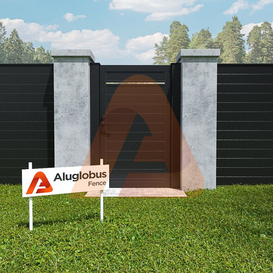 ALU60HorizontalPedestrianGateSingleSwing 1800x | PAD GATE ALU60 T&G Universal DIY 4' x 6' Gate Kit | Aluglobusfence.com