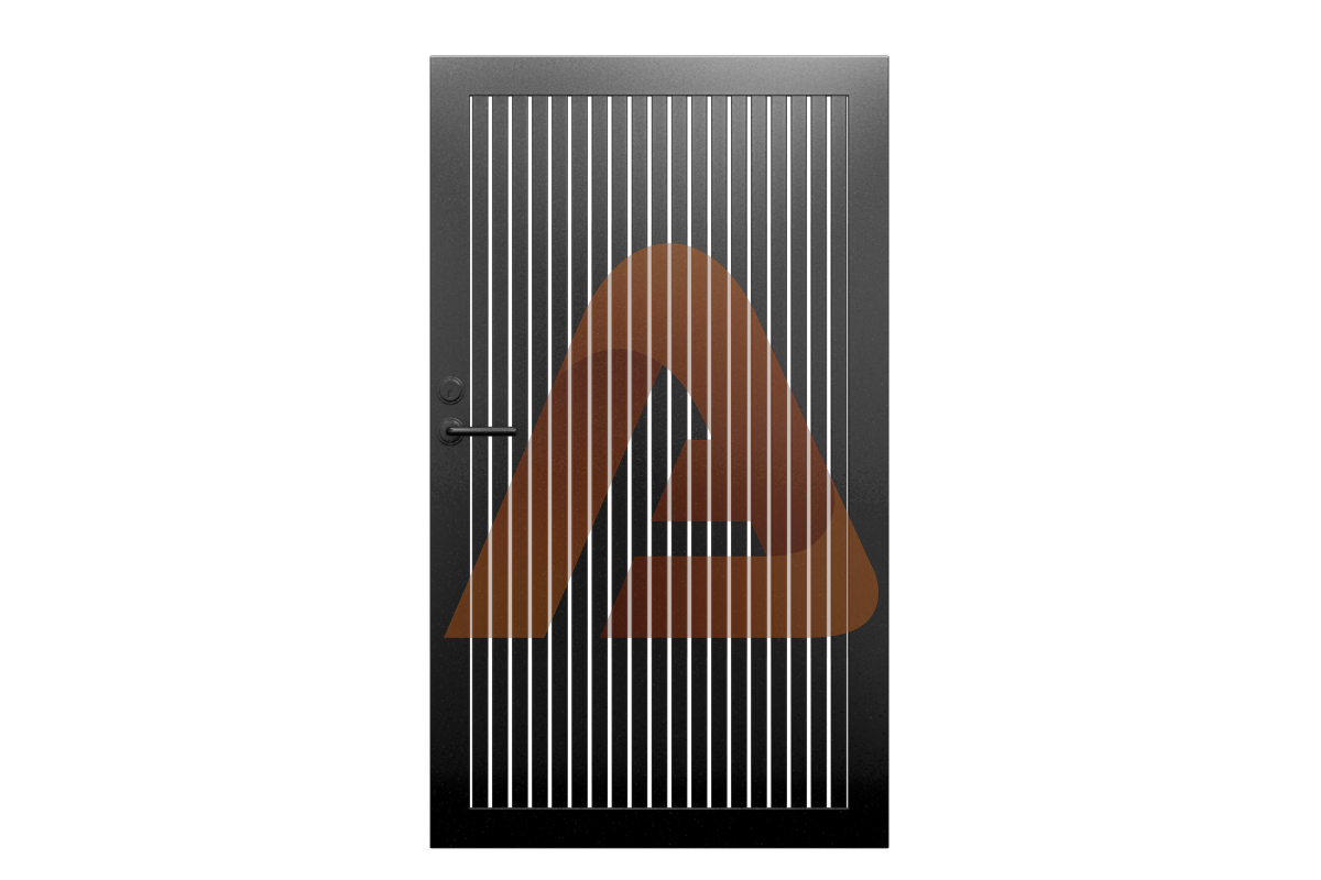 ALV15 Vertical Pedestrian Gate Single Swing | ALU15 VERTICAL GATE KIT 4'x6' | Aluglobusfence.com