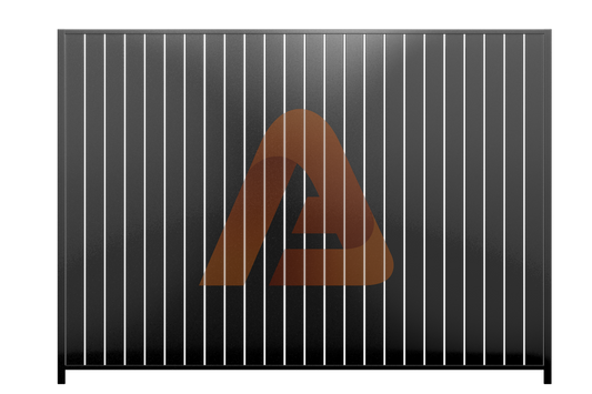ALV40 Verticall Fence | ALU40 VERTICAL FENCE KIT 4' x 6' | Aluglobusfence.com