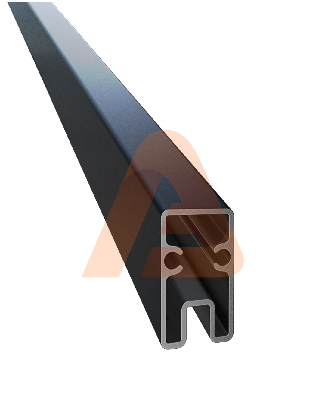 Untitled design (26) | (new) (custom color) top rail 6ft | Aluglobusfence.com