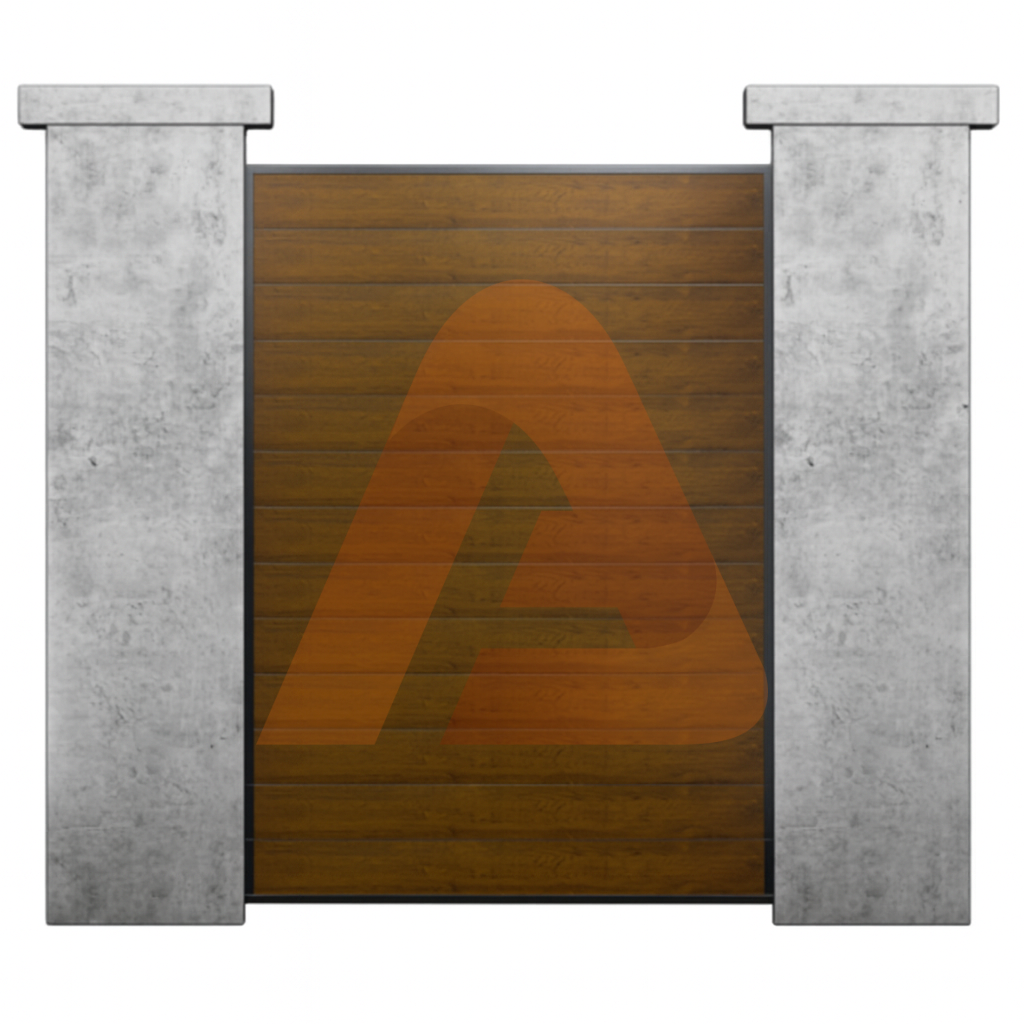 b7d2d606 4407 468a a404 b8763d62aa08 | DIY PAD GATE Alu50 woodgrain Universal DIY 4' x 6' Gate Kit | Aluglobusfence.com