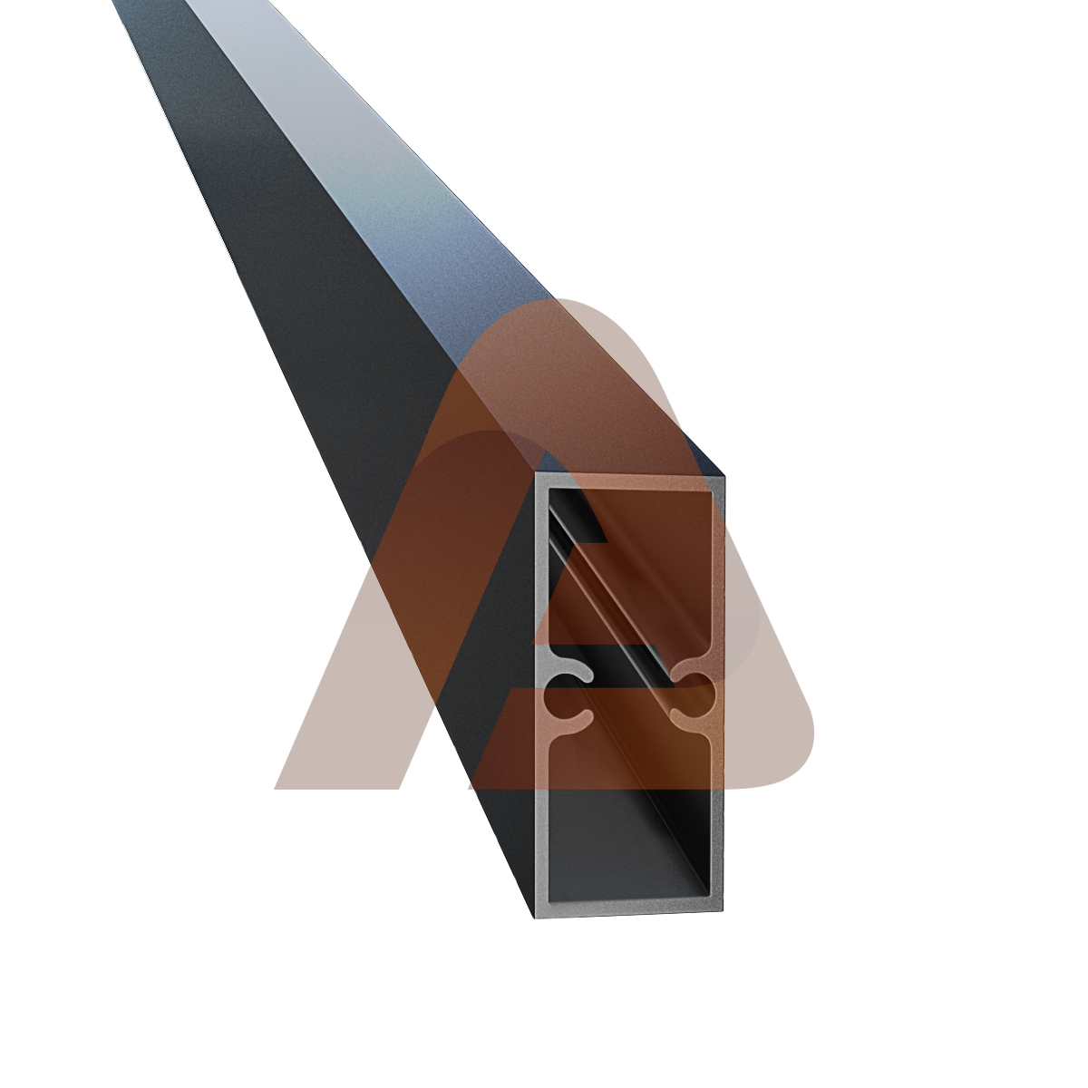 profile 1,5inch | 6ALU15 - Aluminum slat 6'x 3/4 x 1.5" | Aluglobusfence.com