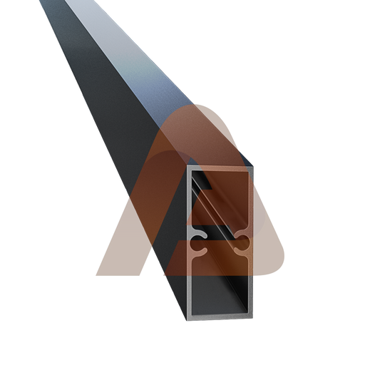 profile 1,5inch | 6ALU15 - Aluminum slat 6'x 3/4 x 1.5" | Aluglobusfence.com