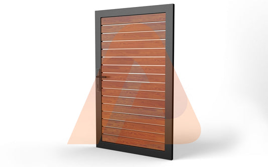 x002 1 1800x (1) | HD PAD GATE Alu40 6.3 Woodgrain Universal DIY 4' x 6' Gate Kit 1/2 GAP | Aluglobusfence.com