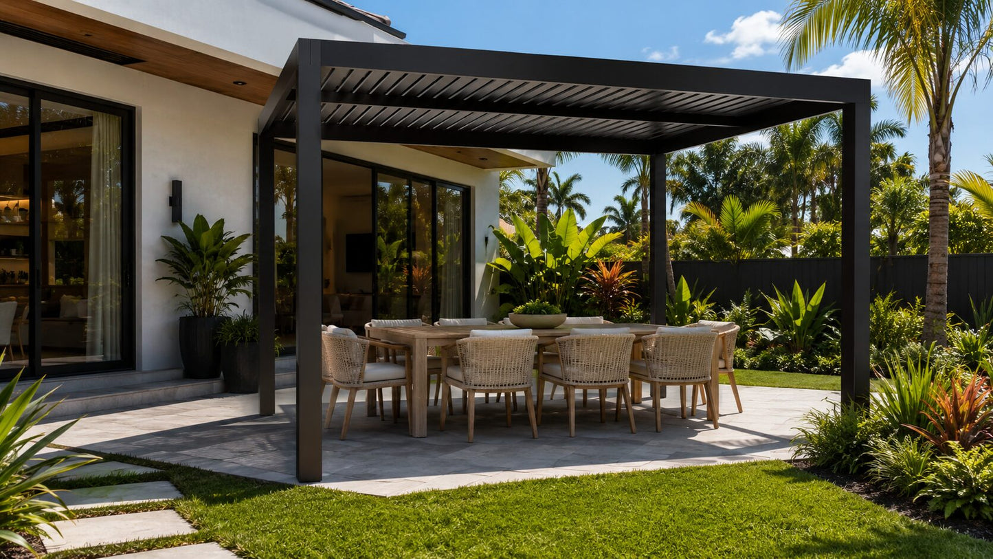 12x16 Slat Roor Pergola