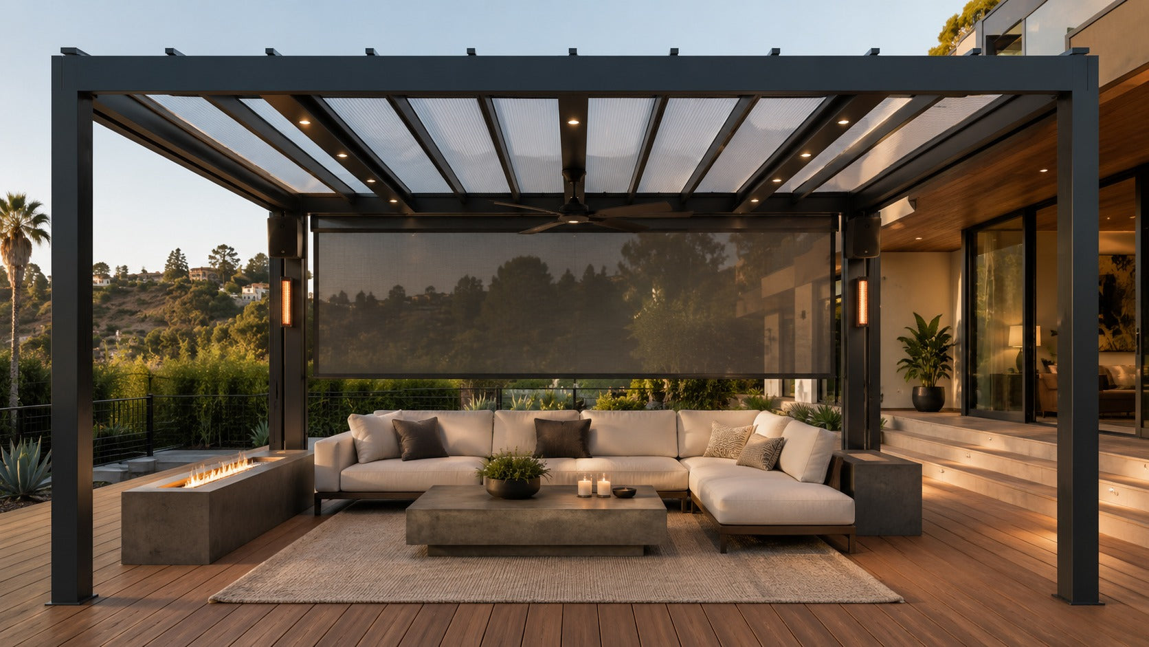 16x20 Beam Pergola (with background)
