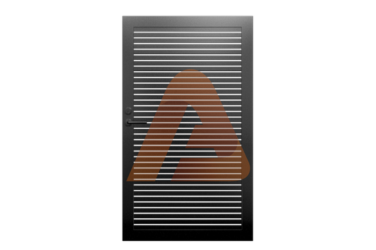 ALV15 Horizontal Pedestrian Gate Single Swing | ALU15 HORIZONTAL GATE KIT 12' x 6 DOUBLE SWING | Aluglobusfence.com