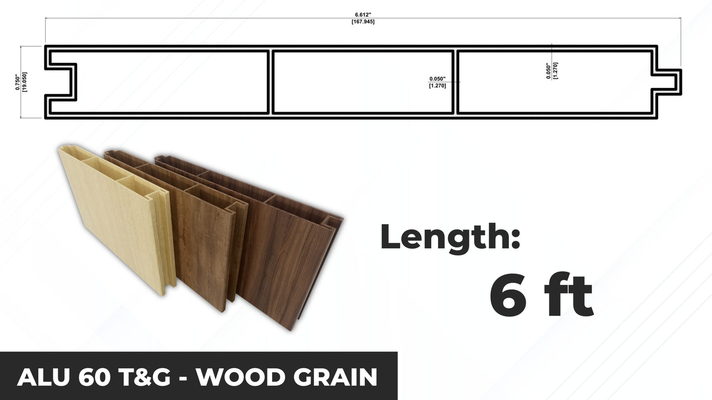 Alu 60 T&G WG 6ft
