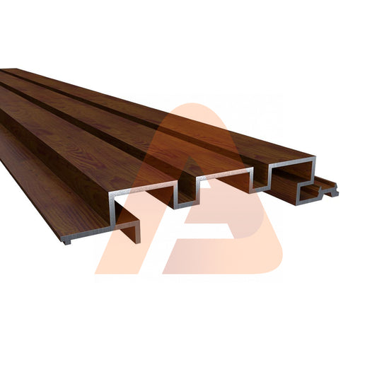 CLAD 120 – Wood Grain IPE Aluminum Wall Cladding Panels