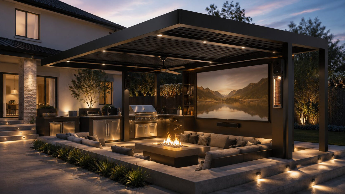Cantilever 16 x 20 ft Automatic Louver