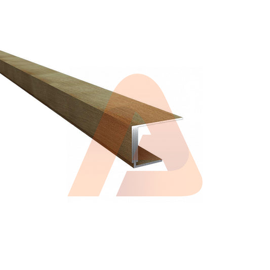 L-Shape Aluminum Trim (White Oak)