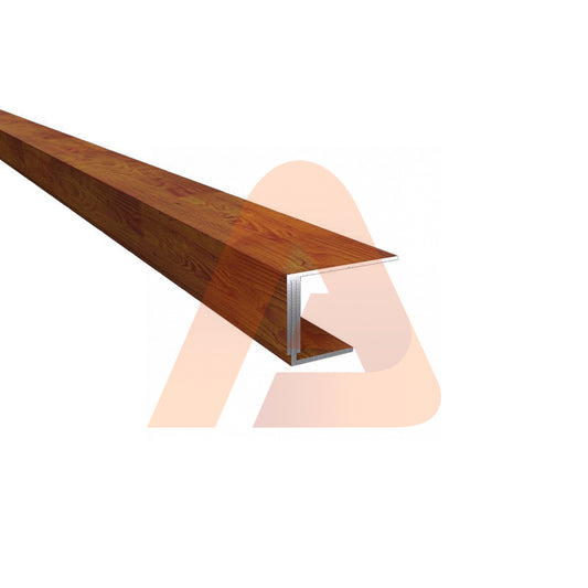 L-Shape Aluminum Trim (teak)