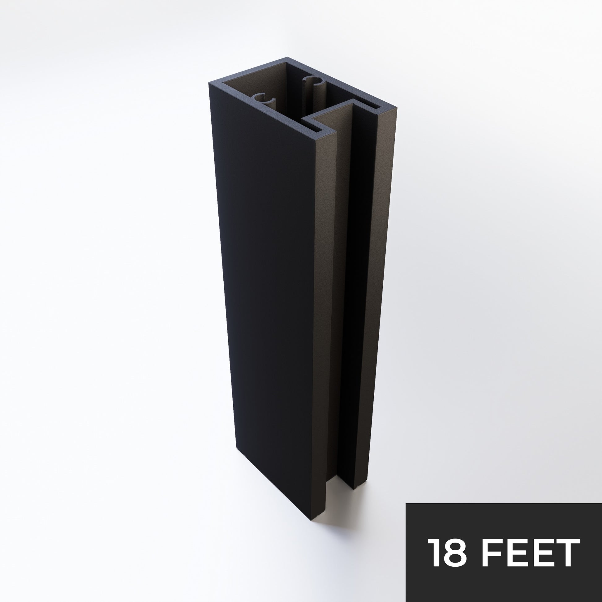 Top Rail 18ft Black