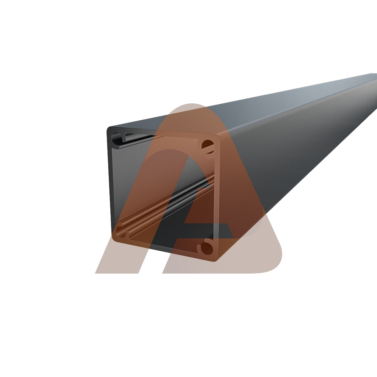 profil 002 | 8POST2" HD 080 HD Aluminum 2.5" post 8' | Aluglobusfence.com