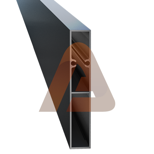 profile 4inch | 6ALU40 - Aluminum slat 6'x 3/4 x 4" | Aluglobusfence.com